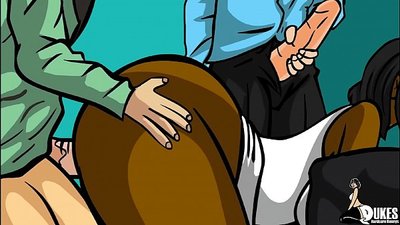 സ്കൂൾ കഴിഞ്ഞ് കറുത്ത വർഗക്കാരനായ ടീച്ചറുമായി വിദ്യാർത്ഥികൾ ലൈംഗിക ബന്ധത്തിൽ ഏർപ്പെടുന്നു